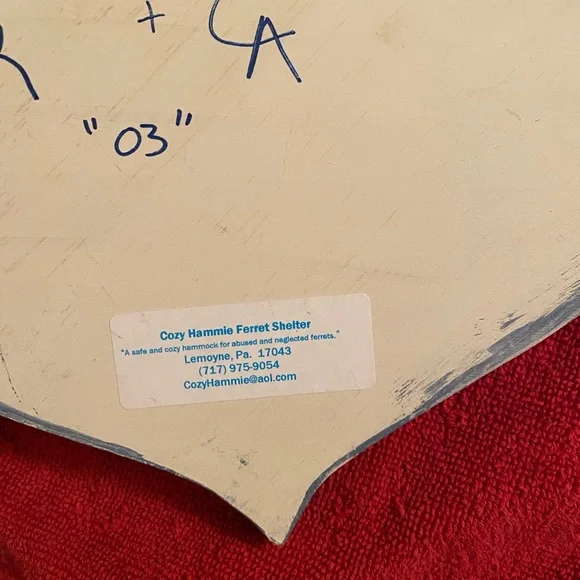 Handmade wooden decorative plaque “Home is where the Ferrets are…” - Picture 9 of 12